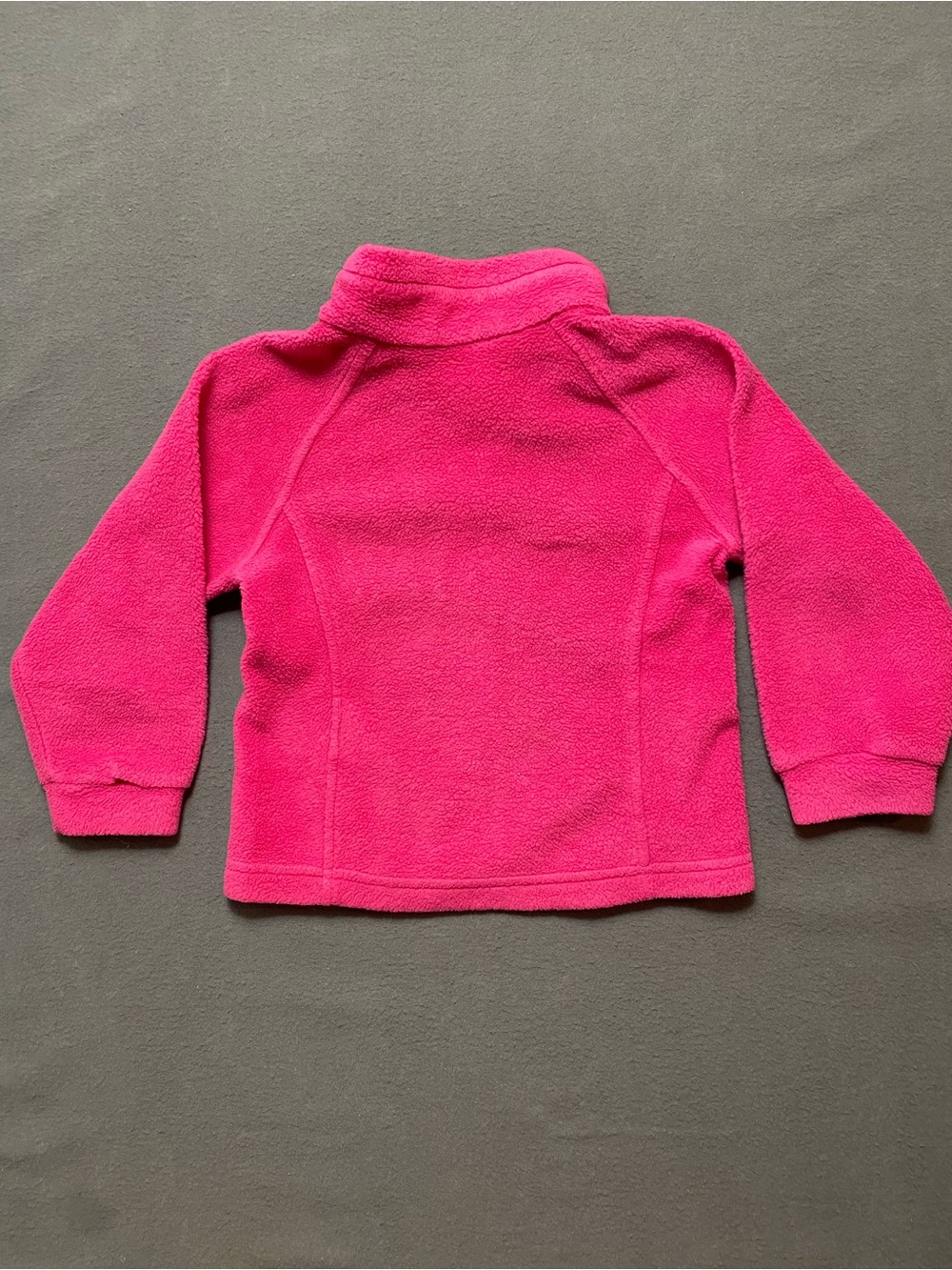 Columbia Bright Pink Fleece Jacket 3T - Picture 3 of 5